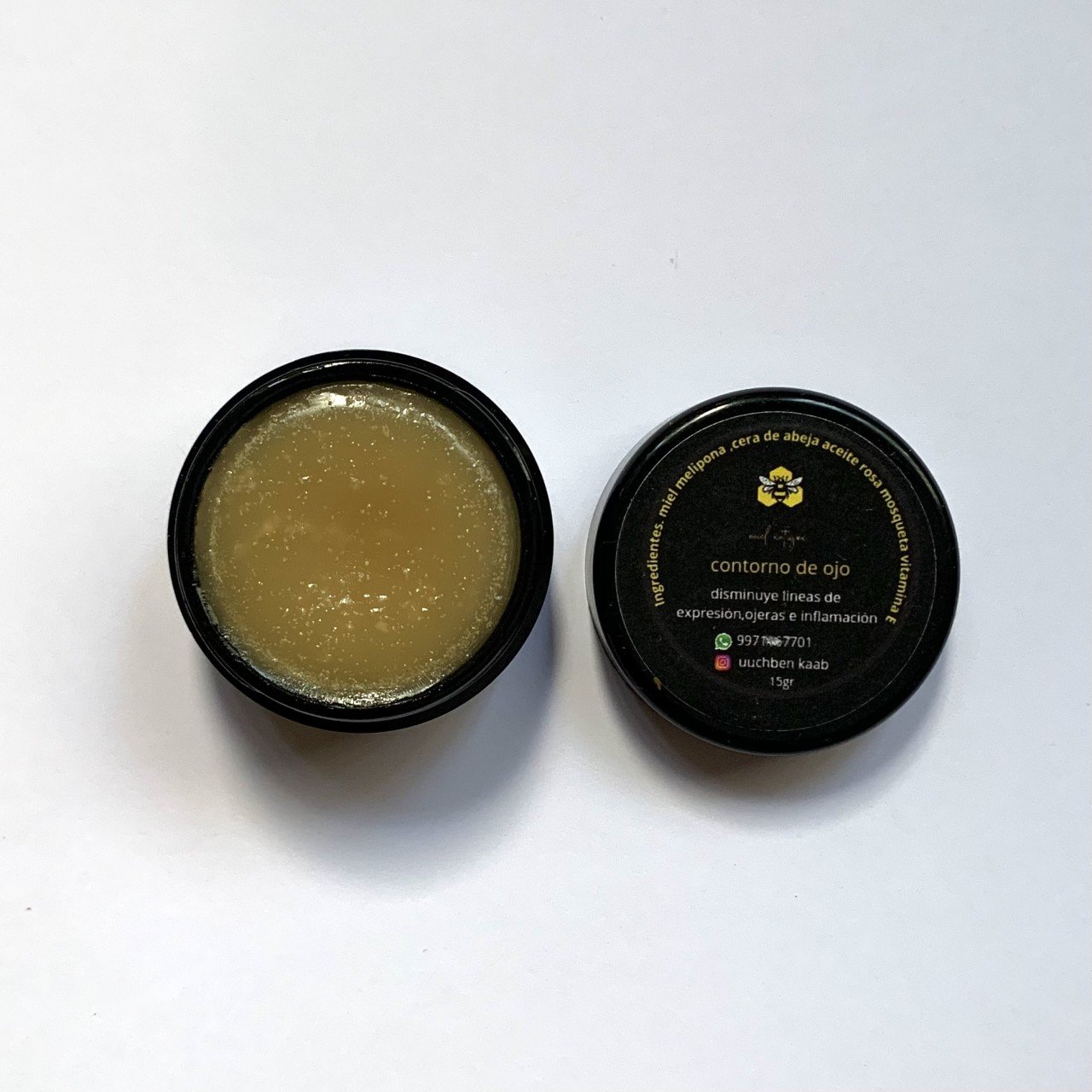 Crema contorno de ojos con miel melipona