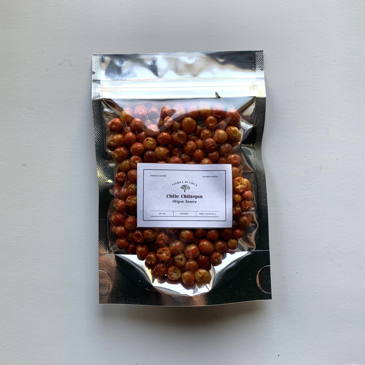 Chile Chiltepín Seco 20 gr