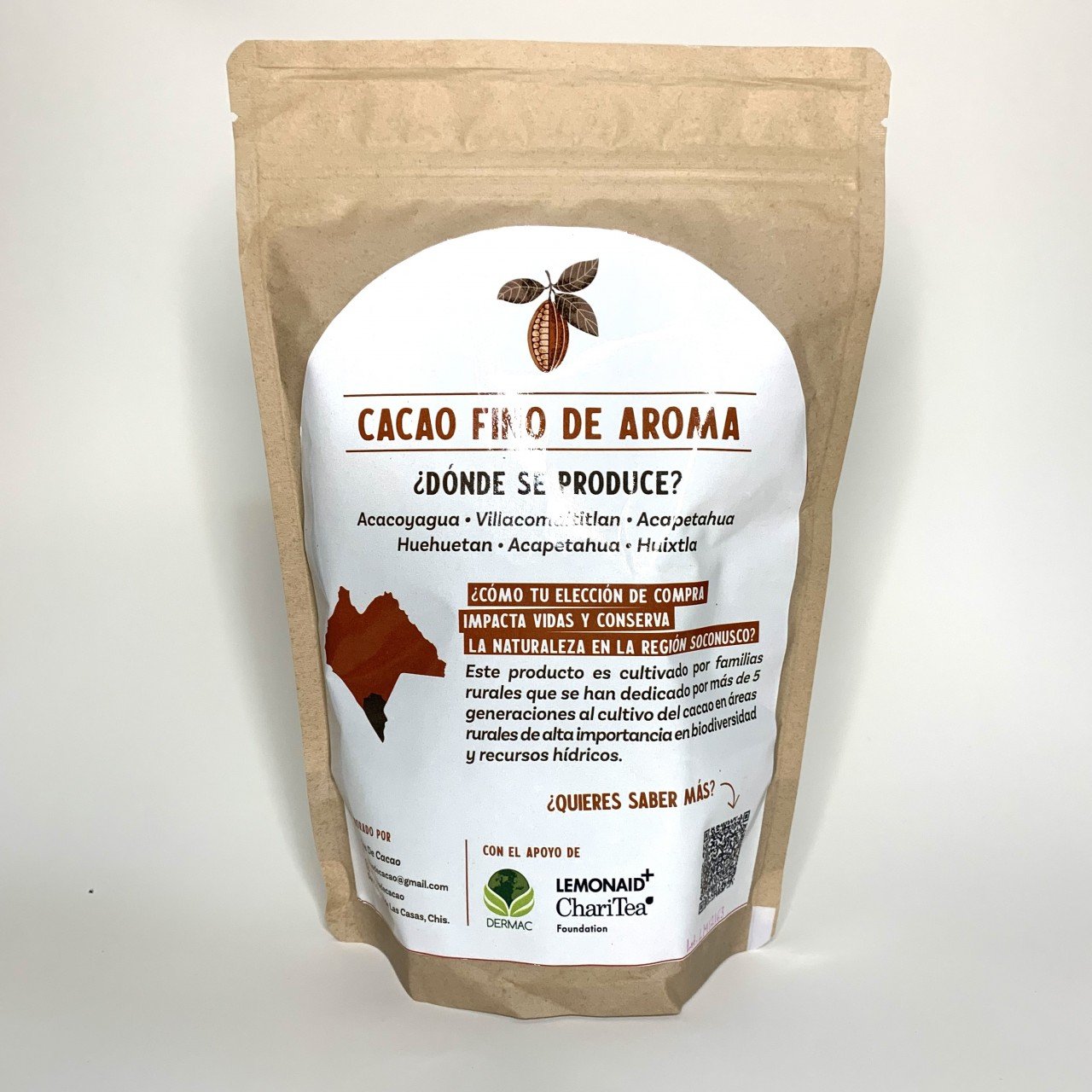 Nibs de cacao garapiñado chiapaneco