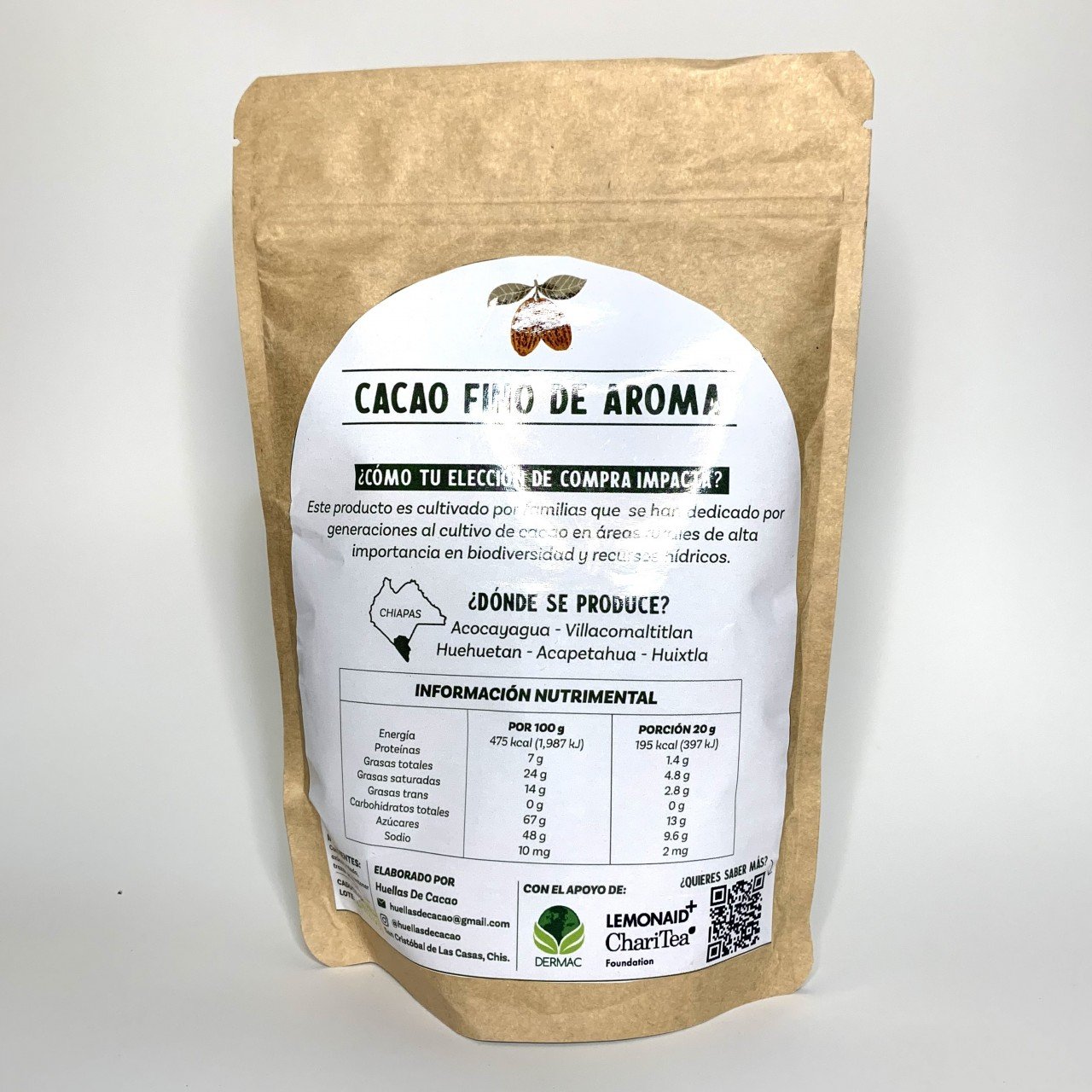 Chocolate de mesa en polvo