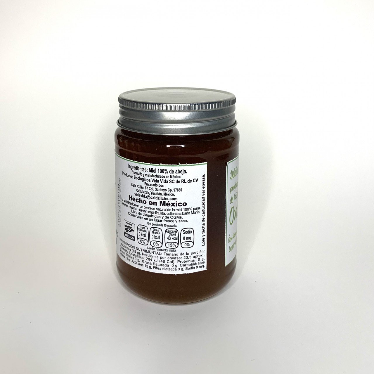 Miel de abeja orgánica de Yucatán