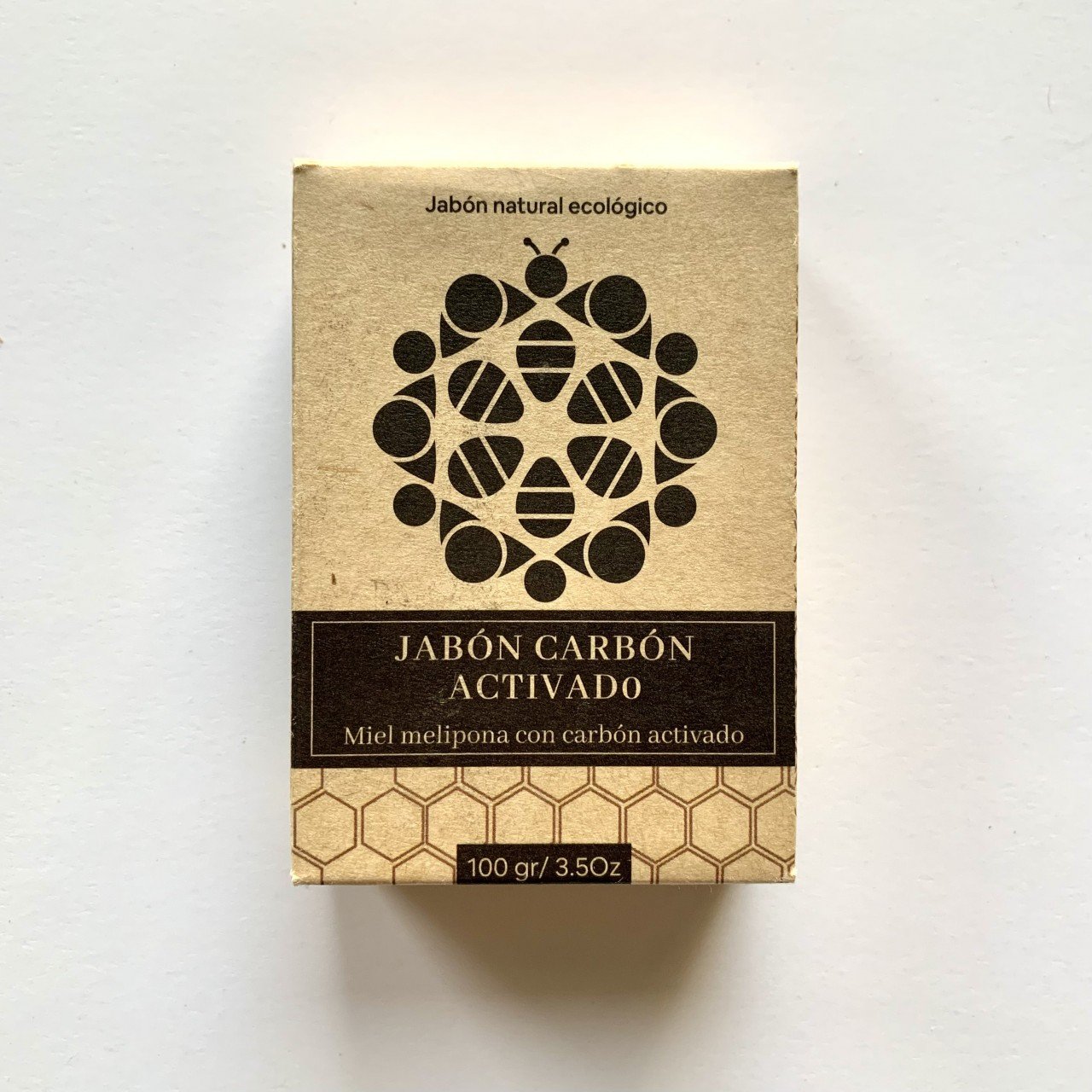 Jabón de miel melipona con carbón activado