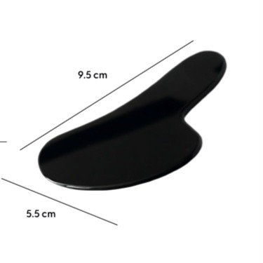Gua sha de obsidiana