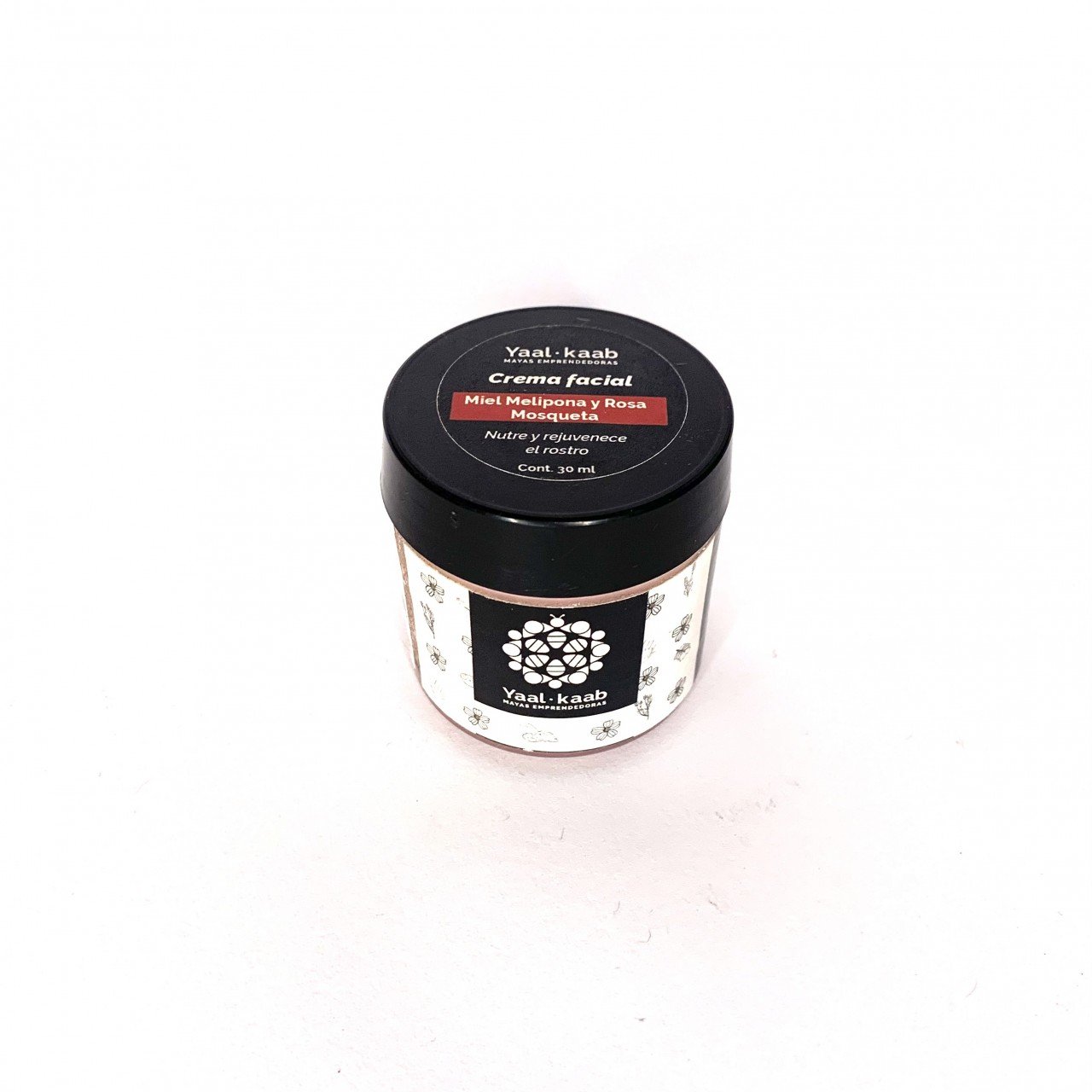 Crema facial de miel melipona y rosa mosqueta