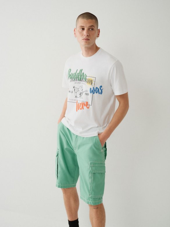 RELAXED BUDDHA WAS HERE TEE