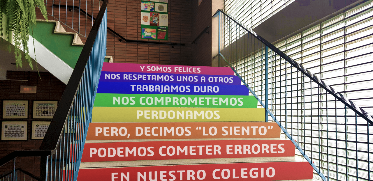 Vinil Decorativo para escaleras por m2