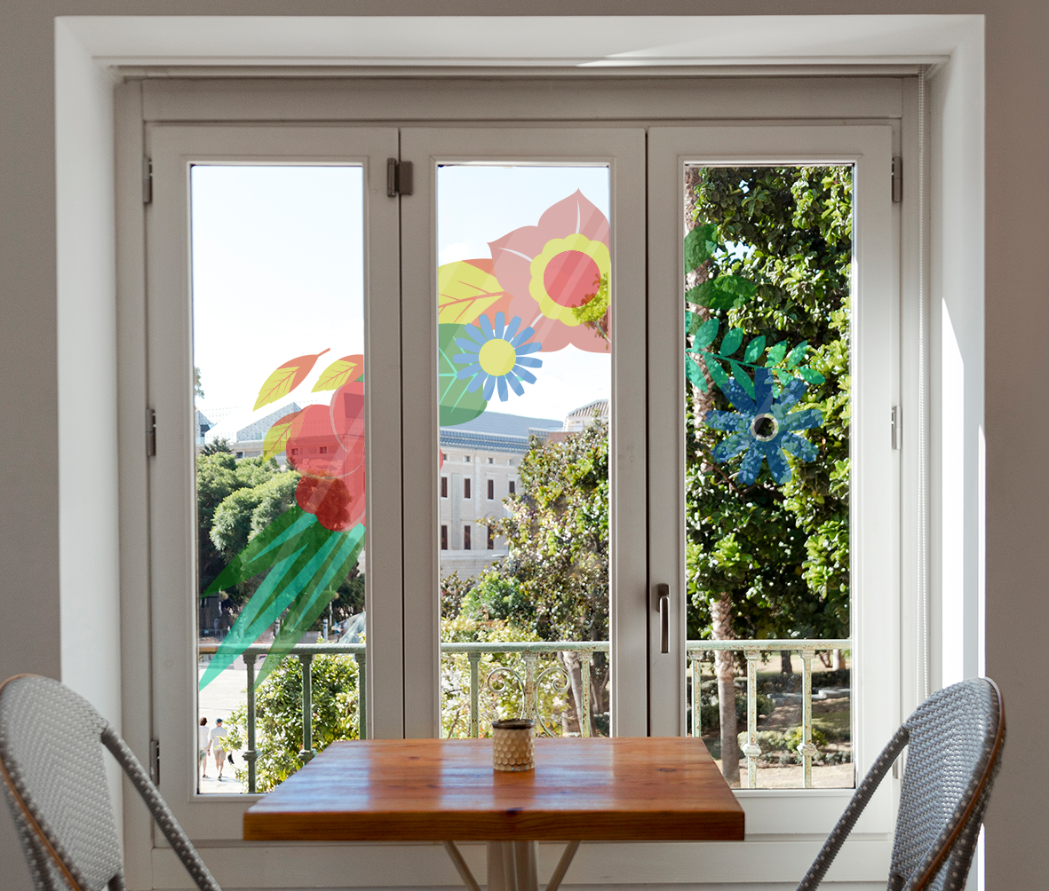 Vinil Decorativo para ventanas por m2